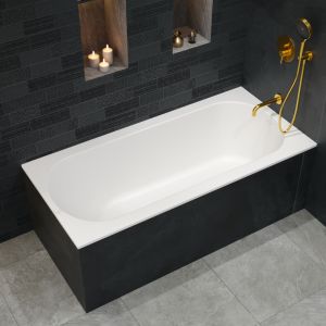 Ванна из искусственного камня WHITECROSS Gin 0217.170080.200 170x80 см белый матовый