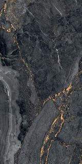 Керамогранит Realistik Теа черный объемный карвинг 80117, 60x120 (1,44)