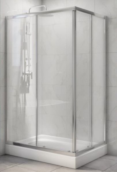 Душевой уголок BelBagno DUE 120x80см хром DUE-AH-2-120/80-C-Cr Душевой уголок BelBagno DUE 120x80см хром DUE-AH-2-120/80-C-Cr