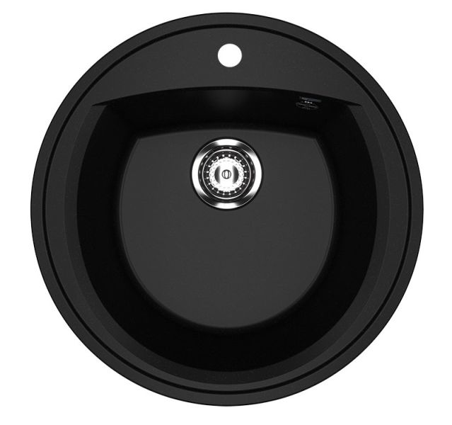 Кухонная мойка Ulgran Classic U-603-344 ультра-чёрный Кухонная мойка Ulgran Classic U-603-344 ультра-чёрный