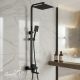 Душевая стойка Ceruttispa Rufino MB CT12110 чёрный матовый