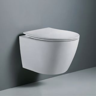 Унитаз подвесной RGW SW-50 80420250-01 безободковый белый