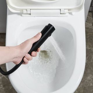 Гигиенический душ со смесителем Rose R1805H-1 чёрный матовый Гигиенический душ со смесителем Rose R1805H-1 чёрный матовый