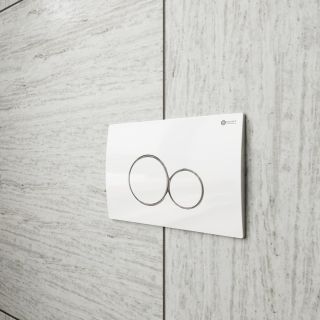Клавиша смыва Point Виктория PN44061WC белый/хром Клавиша смыва Point Виктория PN44061WC белый/хром