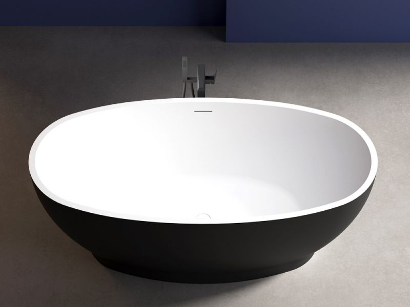 Акриловая ванна ABBER AB9207MB 165x80x60
