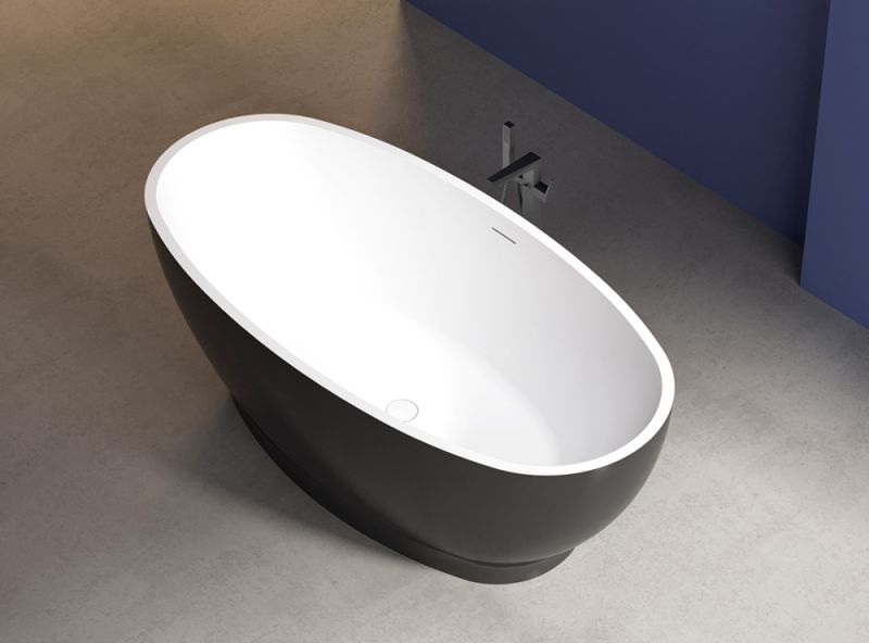 Акриловая ванна ABBER AB9207MB 165x80x60