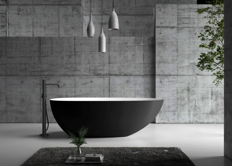 Акриловая ванна ABBER AB9211MB 170x80x58