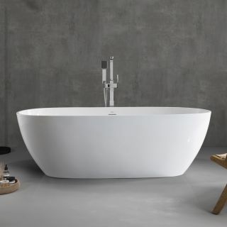 Акриловая ванна ABBER AB9263-1.6 160x80 см белый
