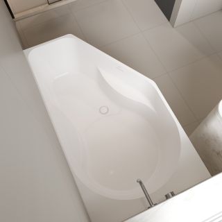 Акриловая ванна ABBER AB9505 L 160x90 см белый