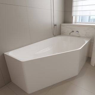 Акриловая ванна ABBER AB9505 R 160x90 см белый