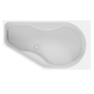 Акриловая ванна ABBER AB9505 R 160x90 см белый
