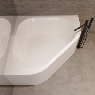 Акриловая ванна ABBER AB9507-1.3 135x135 см белый