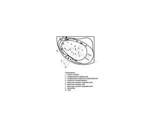 Акриловая ванна АКВАТЕК Альтаир 160x120 см правая без гидромассажа