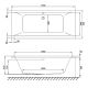 Акриловая ванна Excellent Savia Duo 170x80 WAEX.SAD170.80WH без гидромассажа