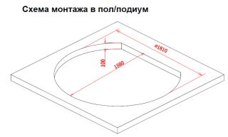 Акриловая ванна Gemy G9053 B 185x162 см Акриловая ванна Gemy G9053 B 185x162 см