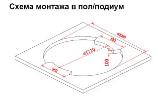 Акриловая ванна Gemy G9060 B 210x210 см Акриловая ванна Gemy G9060 B 210x210 см