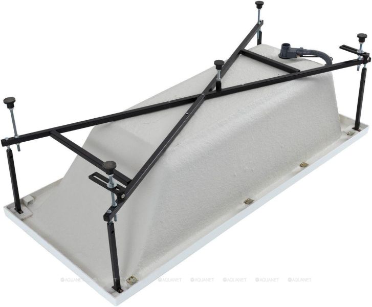 Акриловая ванна Aquanet Bright 347870 175x75 см с каркасом с боковой и фронтальной панелями