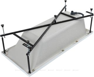 Акриловая ванна Aquanet Bright 347859 165x70 см с каркасом с боковой и фронтальной панелями