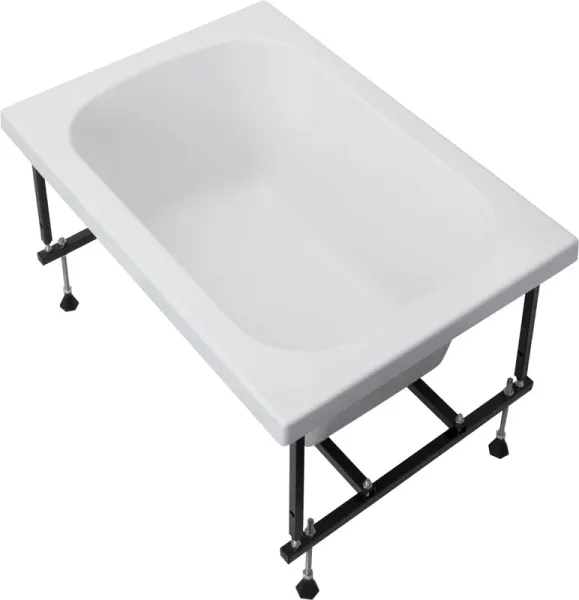 Акриловая ванна Aquanet Seed 347169 100x70 см с каркасом и фронтальной панелью