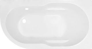 Акриловая ванна Royal Bath Azur правая 150x80см белый RB614201R