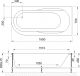 Акриловая ванна Royal Bath Azur правая 170x80см белый RB614203R