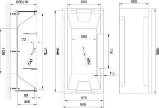 Акриловая ванна Royal Bath Triumph 185x87см белый RB665102SB
