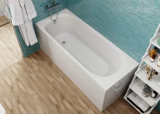 Акриловая ванна VagnerPlast  Kasandra VPBA147KAS2X-04  140x70 см белая