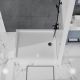Акриловый поддон BelBagno TRAY-BB-AH-120/100-15-W белый