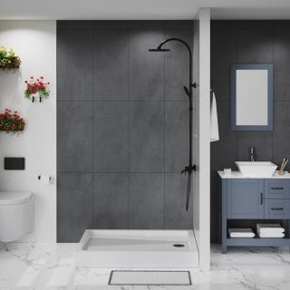 Акриловый поддон BelBagno TRAY-BB-AH-120/100-15-W белый