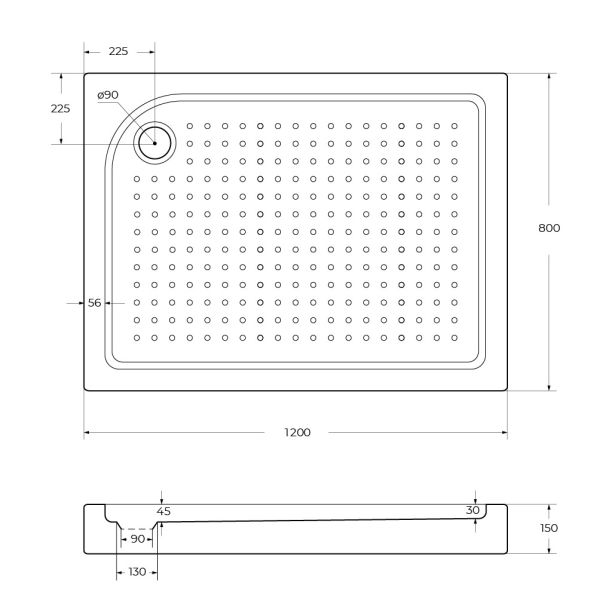 Акриловый поддон BelBagno TRAY-BB-AH-120/80-15-W-L белый Акриловый поддон BelBagno TRAY-BB-AH-120/80-15-W-L белый