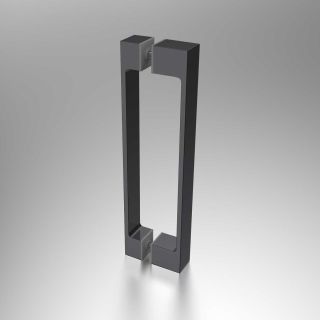 Душевая дверь Альфа (Alpha) VDP-3AL100CLGM, 1000, вороненая сталь , стекло прозрачное