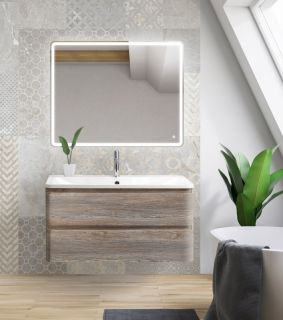 Тумба под раковину BelBagno подвесная 90x50см Pino Scania ALBANO-900-2C-SO-PS