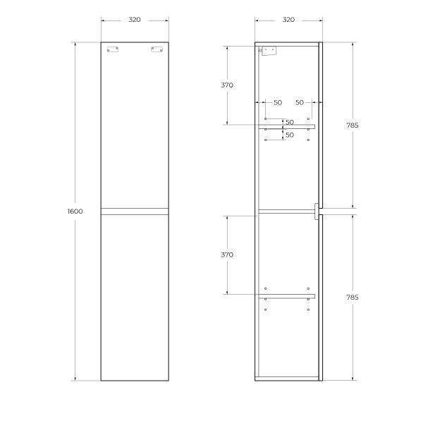 Шкаф подвесной BelBagno ALBANO-1600-2A-SC-RR-P Rovere Rustico Шкаф подвесной BelBagno ALBANO-1600-2A-SC-RR-P Rovere Rustico