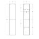 Шкаф подвесной BelBagno ALBANO-1600-2A-SC-RR-P Rovere Rustico Шкаф подвесной BelBagno ALBANO-1600-2A-SC-RR-P Rovere Rustico
