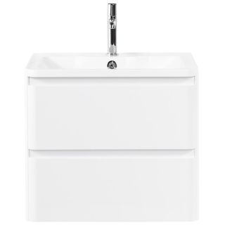 База под раковину BelBagno подвесная с двумя выкатными ящиками, Bianco Lucido, 700x450x500, ALBANO-700-2C-SO-BL белый глянцевый