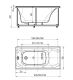 Акриловая ванна Aquatek Альфа ALF150-0000031 150х70 см без фронтального экрана сборно-разборный сварной каркас