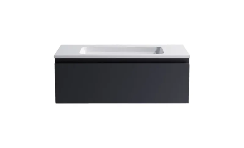 Тумба с раковиной Astra-Form Альфа 03060006ral7024+04010008 90 см тёмно-серый матовый