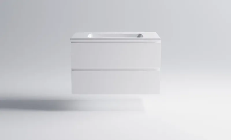 Тумба с раковиной Astra-Form Альфа 3060007+04010008 90 см белый матовый