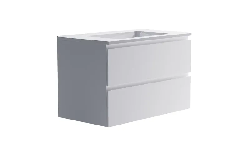 Тумба с раковиной Astra-Form Альфа 3060007+04010008 90 см белый матовый