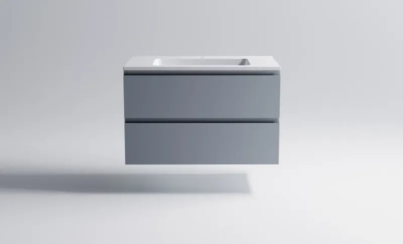 Тумба с раковиной Astra-Form Альфа 3060007ncss3005-r80b+04010008 90 см голубой матовый