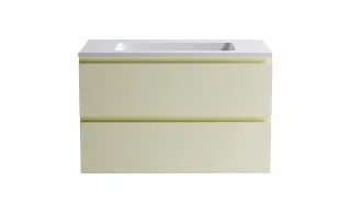 Тумба с раковиной Astra-Form Альфа 3060007ral1013+04010008 90 см бежевый матовый