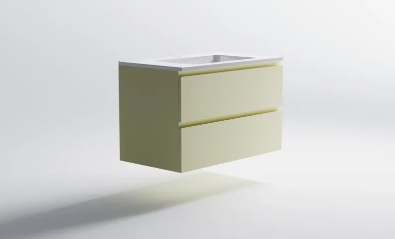 Тумба с раковиной Astra-Form Альфа 3060007ral1013+04010008 90 см бежевый матовый