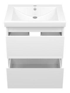 Подвесная тумба под раковину Misty Алиса 58см белый Подвесная тумба под раковину Misty Алиса 58см белый