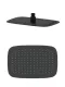 Верхний душ Wonzon & Woghand WW-88DP03-MB 30 см чёрный матовый