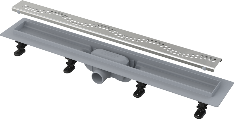 Душевой лоток AlcaPlast Simple с решеткой и опорами APZ8-550M