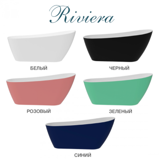 Ванна акриловая Delice Riviera DLR440103P 170х74 розовая матовая