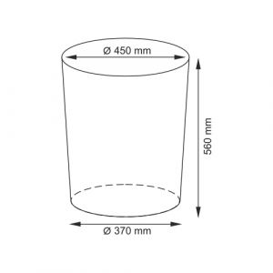 Wasserkraft Aller WB-106-L Плетеная корзина для белья с крышкой