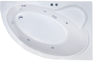 Гидромассажная ванна Royal Bath Alpine Standart 170x100см правая белый RB819102ST-R
