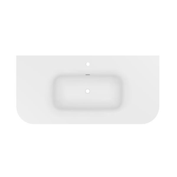 Раковина Vincea Alto VCB-4A100MW, Corian, цвет белый матовый