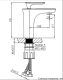Смеситель для раковины AltroBagno Aperto 0109 Bi Cr Смеситель для раковины AltroBagno Aperto 0109 Bi Cr